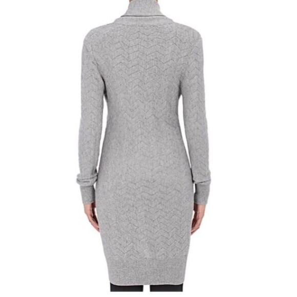 L'Agence Emelia Cardigan Chevron Knit Button Front Wool Blend Gray Size XS - Picture 3 of 13